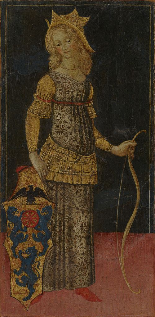 Oenone (left end panel), 1460, Francesco di Giorgio Martini