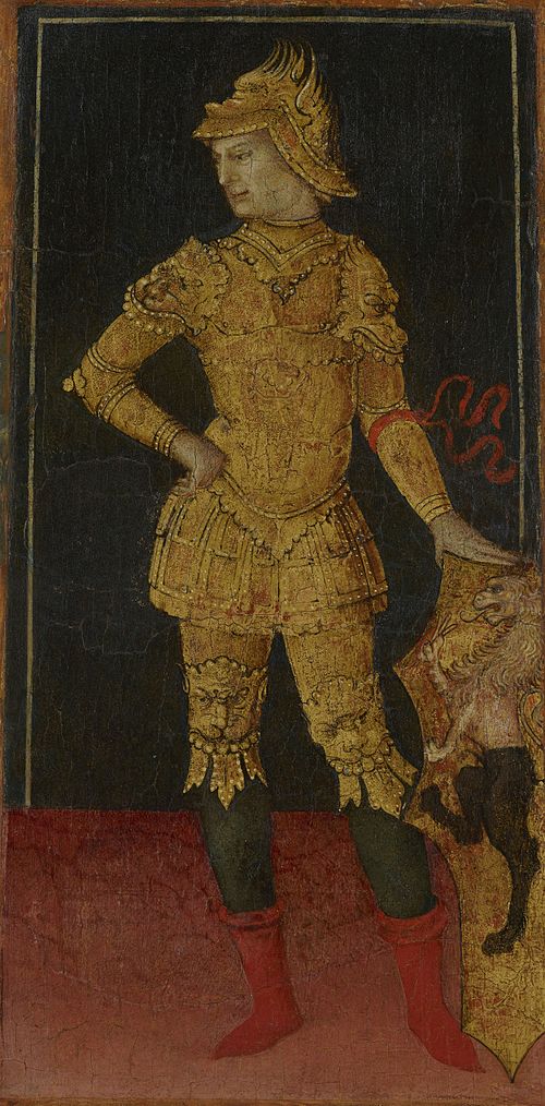 Paris (right end panel), 1460, Francesco di Giorgio Martini
