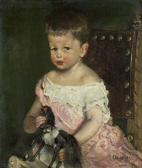 Hendrik Waller (1887-1951) op driejarige leeftijd, 1890, Pieter Oyens