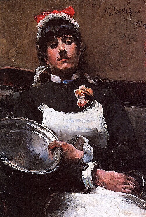 The servant, 1881, Pieter Oyens