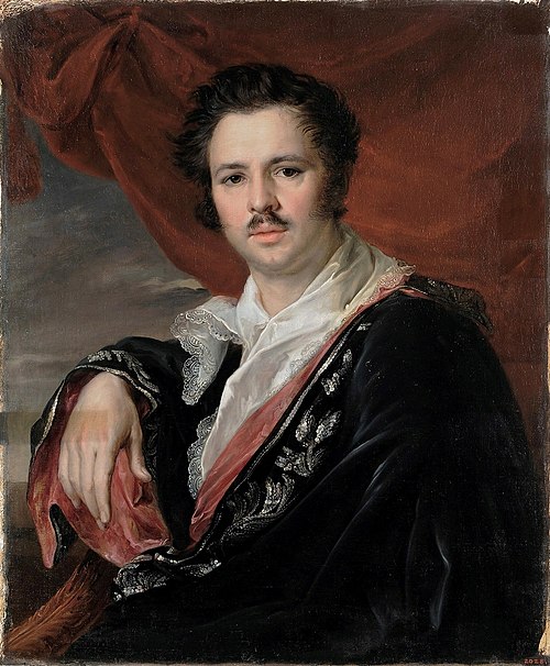 Porträt des Nicholas Majkov, 1821, Vassili Tropinine