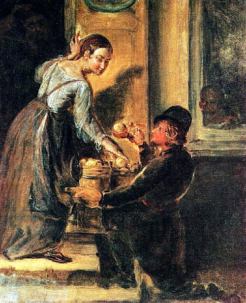 Buying apples, 1830, Vassili Tropinine
