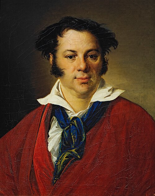 Portrait of K.G.Ravich, 1823, Vassili Tropinine