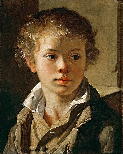 Portrait of A. V. Tropinin, 1818, Vassili Tropinine