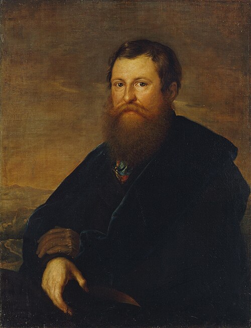 Portrait of the Merchant Alexander Sapozhnikov, 1826, Vassili Tropinine