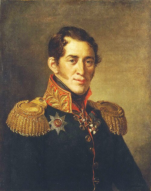 Portrait of Sergei Volkonsky, 1824, Vassili Tropinine