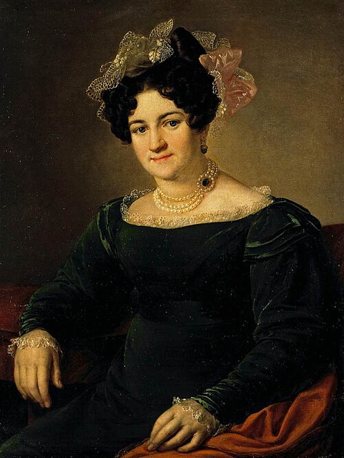 Portrait de P.I. Sapoznikova, 1826, Vassili Tropinine