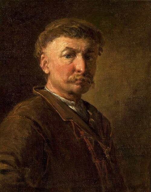 Portrait d'un paysan ukrainien., 1820, Vassili Tropinine
