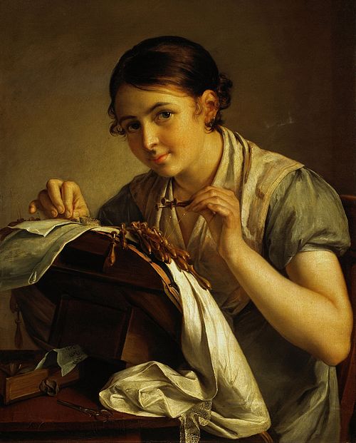 Dentellière, 1823, Vassili Tropinine