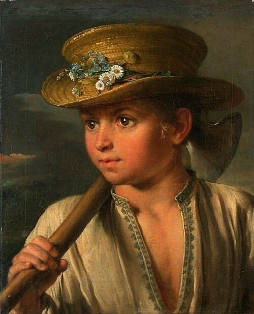 Boy with an axe, 1810, Vassili Tropinine