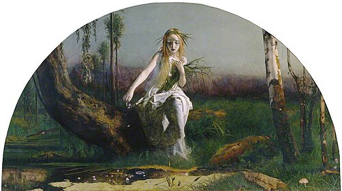 Ophelia, 1852, Arthur Hughes