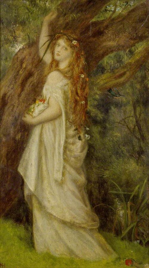 Ophelia, 1863, Arthur Hughes