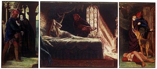 The Eve of St Agnes, 1858, Arthur Hughes