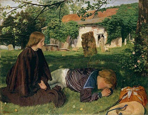 Home from Sea, 1862, Arthur Hughes