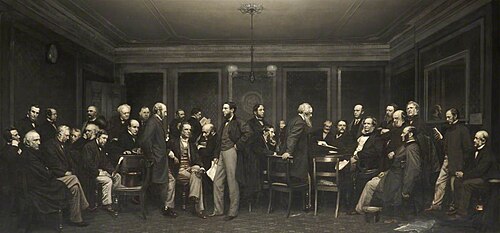 The Central Executive Cotton Famine Relief Committee (based on a design by Frederic James Shields), 1869, Arthur Hughes