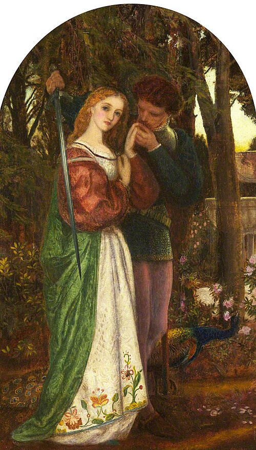 Love… Guard, Windsor Lodge, Putney (Lovers' Tryst), , Arthur Hughes
