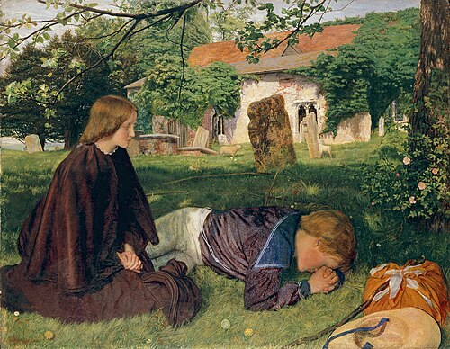 Home from Sea, 1862, Arthur Hughes