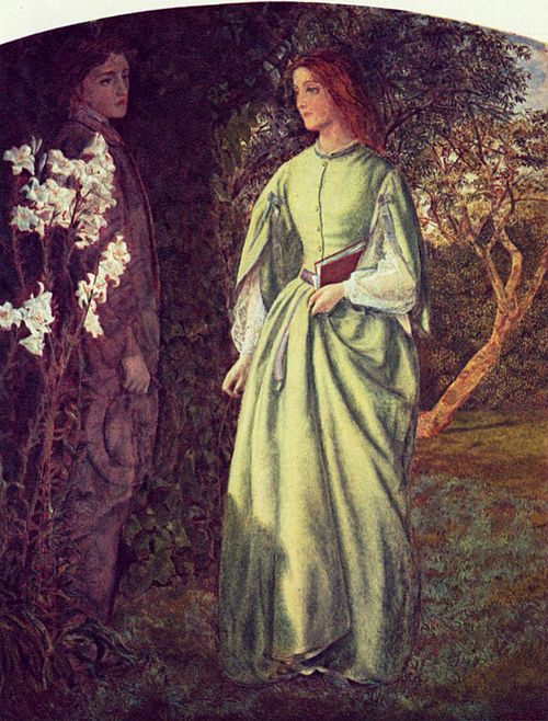 Das Stelldichein, 1845, Arthur Hughes