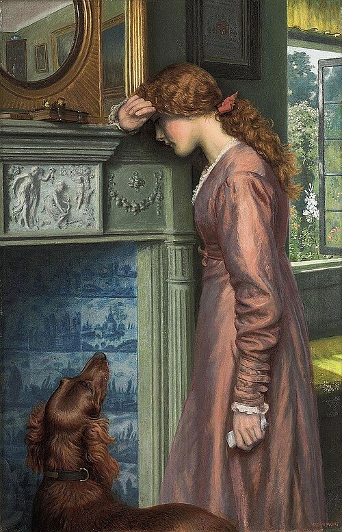 A Passing Cloud, 1900, Arthur Hughes