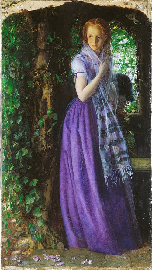 Amour d'avril, 1855, Arthur Hughes
