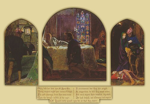 La Vigile de la Saint-Agnès, 1856, Arthur Hughes