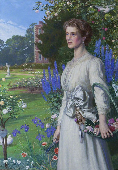 Margaret Lushington, Mrs Stephen Langton Massingberd (d.1906), 1903, Arthur Hughes