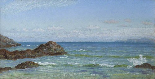 Cornish Scene, 1882, Arthur Hughes