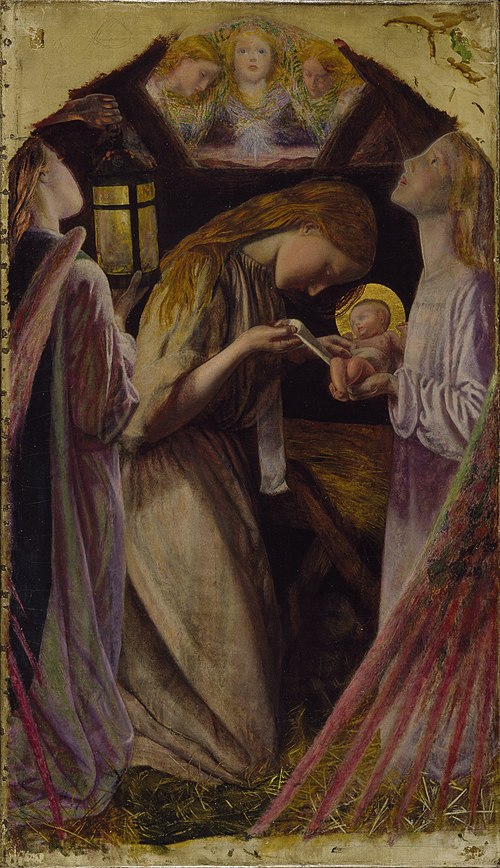 The Nativity, 1857, Arthur Hughes