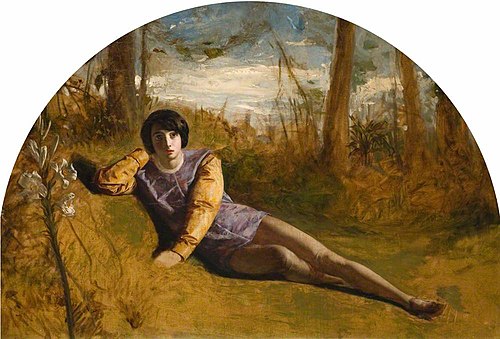 The Young Poet, 1849, Arthur Hughes