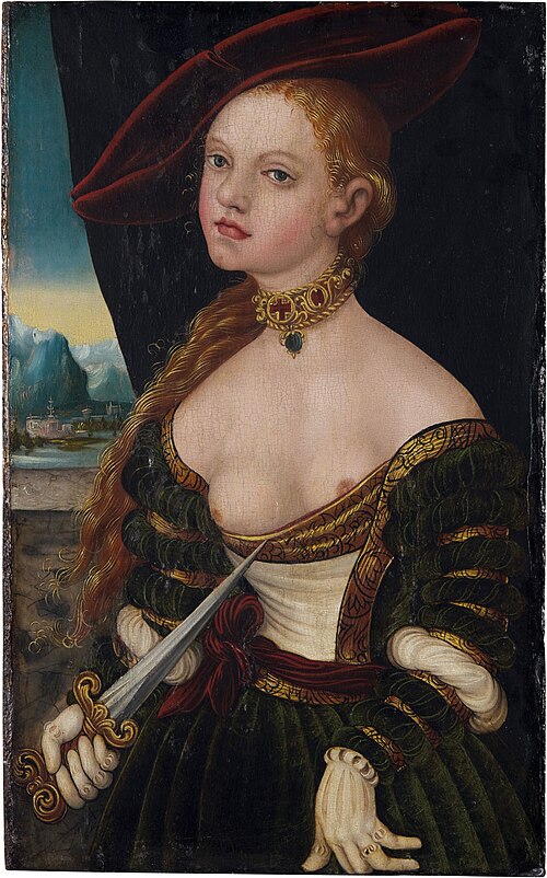 Lucrèce, 1549, Heinrich Vogtherr l'Ancien