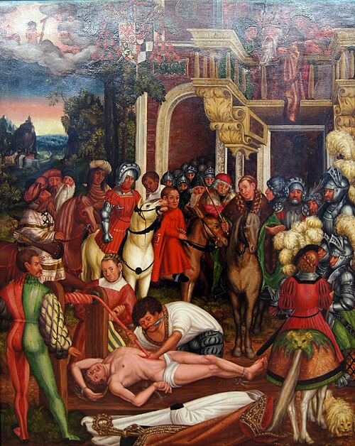 Martyrdom of Saint Erasmus, 1516, Heinrich Vogtherr l'Ancien