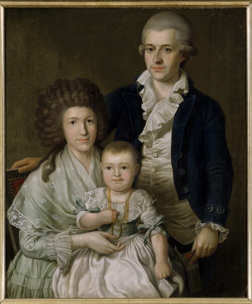 Consul F.L. Giers and his Family, 1790, Benjamin Patersson
