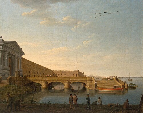 The Neva Gate at the Peter and Paul Fortress, 1797, Benjamin Patersson
