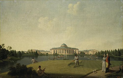 View of the Tauride Palace from the Garden, 1797, Benjamin Patersson