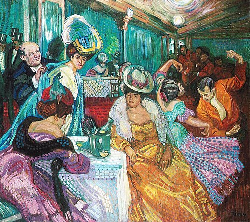 Café de Nuit I, 1905, Axel Törneman