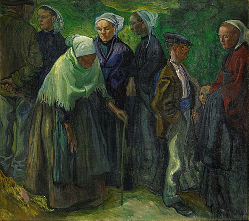 Bretons oder Breton villagers, 1905, Axel Törneman
