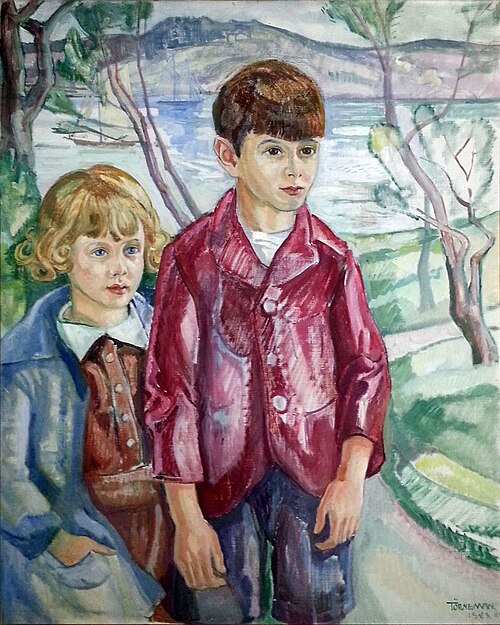Två pojkar, 1923, Axel Törneman