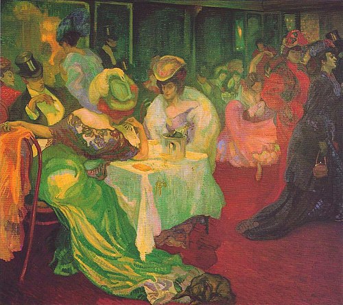 Café de Nuit II, 1906, Axel Törneman