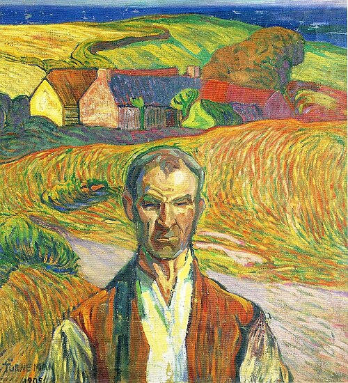 Farmer in Brittany, 1905, Axel Törneman