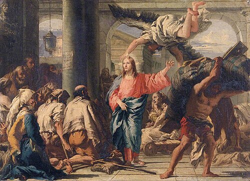 Christ at the Pool of Bethesda, 1780, Giandomenico Tiepolo