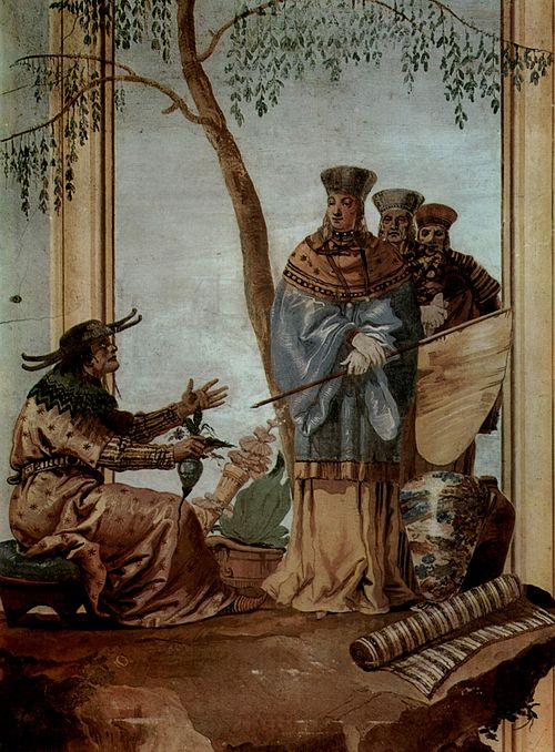 Principe cinese e indovino, 1757, Giandomenico Tiepolo