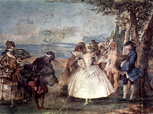 Minuetto con Pantalone e Colombina, 1757, Giandomenico Tiepolo