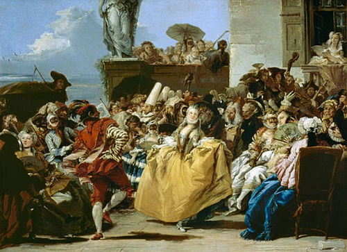 Scène de carnaval, 1754, Giandomenico Tiepolo