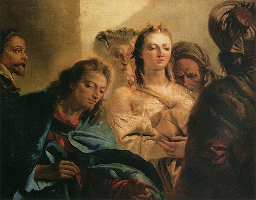 Le Christ et la femme adultère, 1751, Giandomenico Tiepolo