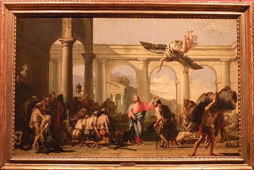 Jésus guérissant le paralytique de Bethesda, 1758, Giandomenico Tiepolo