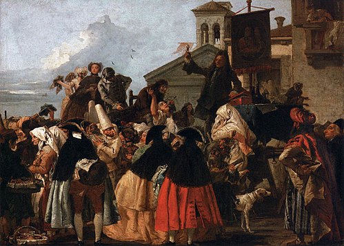 Le Charlatan, 1754, Giandomenico Tiepolo