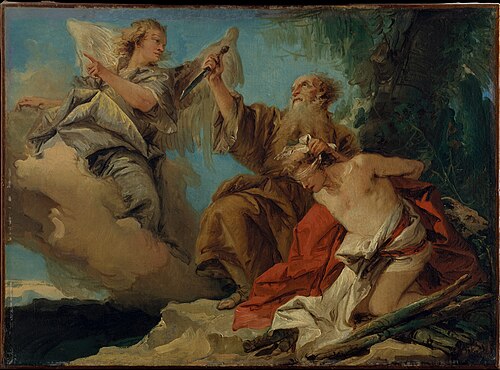 The Sacrifice of Isaac, 1750, Giandomenico Tiepolo