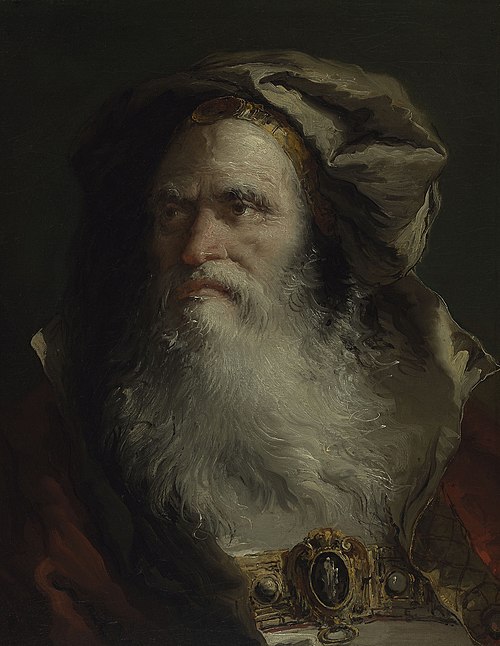 Head of a Philosopher, 1761, Giandomenico Tiepolo