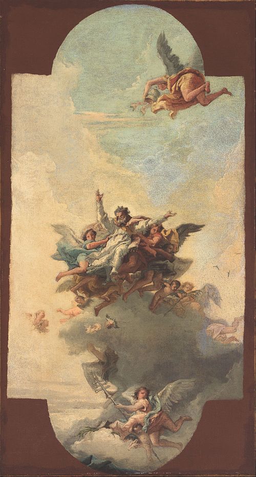 The apotheosis of a pope and martyr, 1780, Giandomenico Tiepolo
