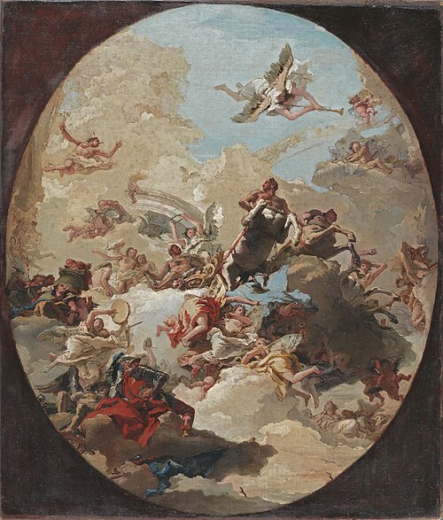 The Apotheosis of Hercules, 1765, Giandomenico Tiepolo